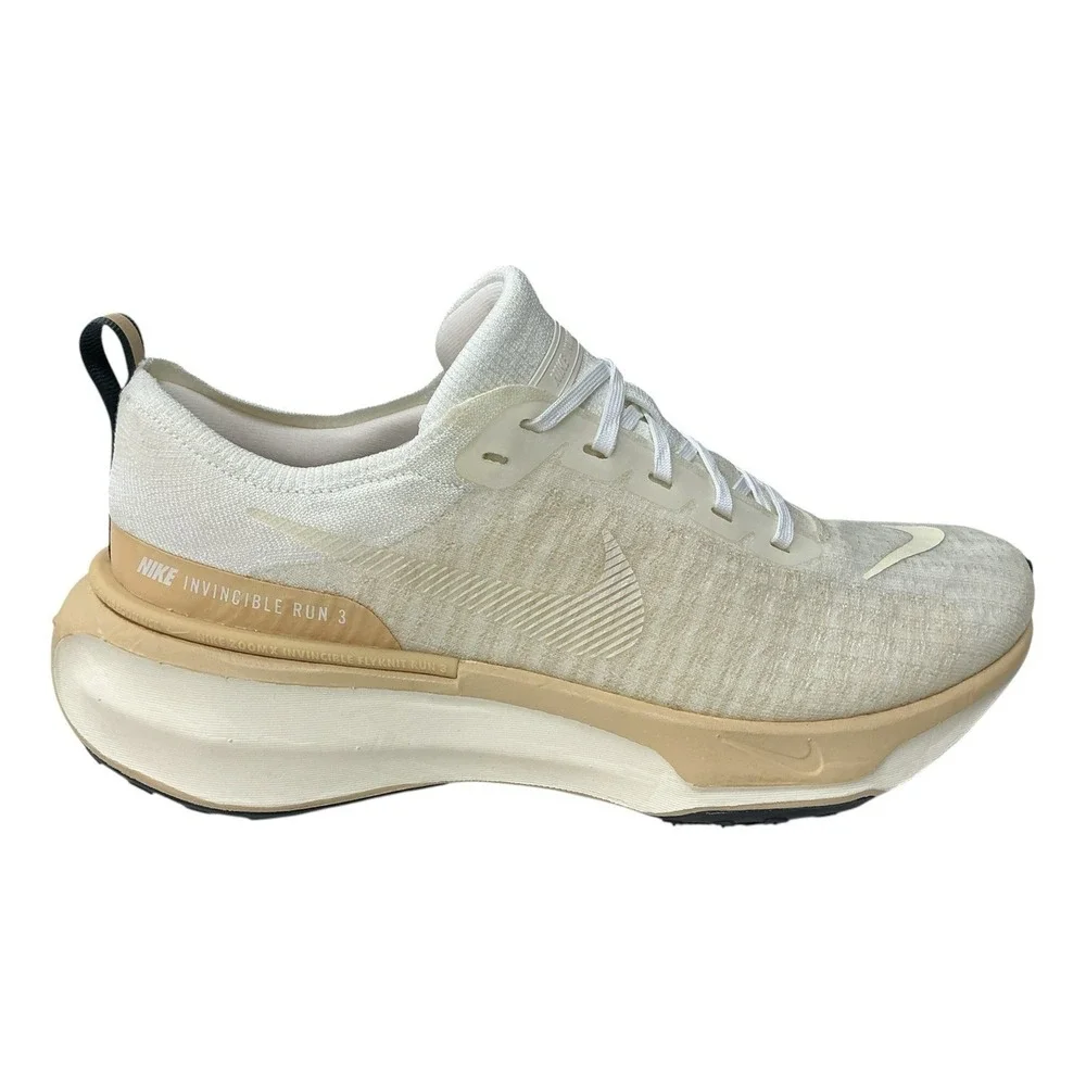 Nike ZoomX Invincible Run FK 3 White Sail Beige DR2615-106 Mens Size 10 With Def
